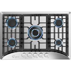 Silver Built in Hobs Empava 30 Inch Gas Cooktop