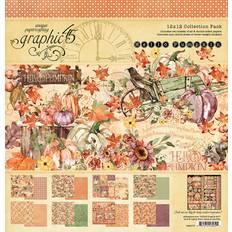 Graphic 45 Hello Pumpkin Collection Pack 16 Papers