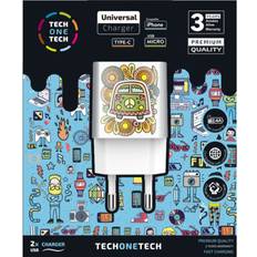Pulizia dei telefoni cellulari TEC2503 Caricabatterie Bianco Interno
