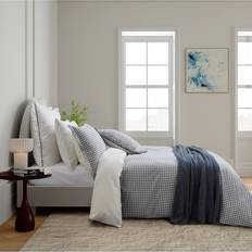 Bedeck Mallory Set Double Navy White Duvet Cover