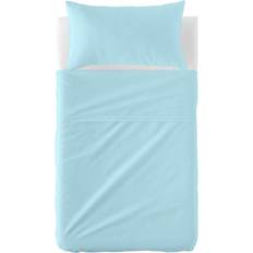 Bäddset Basic Kids Blå Baby Crib Sängset 2 Delar