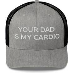 Diesel Accessories Diesel Your Dad Is My Cardio Trucker Cap - Heather/Black