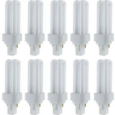 Fluorescent Lamps FM FURNITURE 10pack cfl double u-shaped twin tube, 3000k, pld 2-pin, 9w, g23-2, 525lm