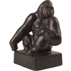 Royal Copenhagen Gorilla Figur Graphite 20.5 cm Sort Prydnadsfigur