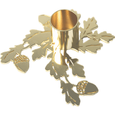 Oak Candlesticks, Candles & Home Fragrances Pluto Design Oak Gold Candle Holder