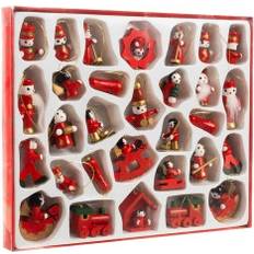 Ruhhy Brugskunst Ruhhy Julgranspynt Set of 30 Juletrepynt