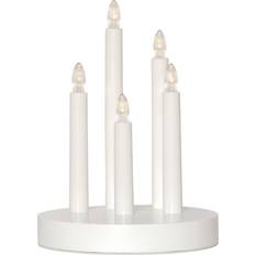 Warm White Candle Bridges Star Trading Doris White Candle Bridge 17.5cm