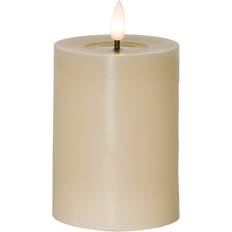 Beige LED-ljus Star Trading Flamme Flow Batteridrivet Beige 12.5 cm LED-ljus