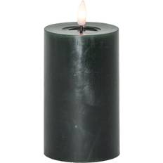 Star Trading Gröna LED-ljus Star Trading LED Blockljus Flamme Flow 15 cm Grön LED-ljus
