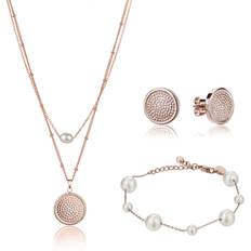 Jewelry Sets Isabella Ford Necklace, bracelet and earrings set Hilda Pearl Rose