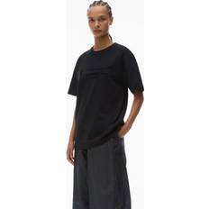 Alexander Wang Distressed Logo T-shirt - Black