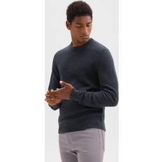 Alpaca Tops Theory Maden Crewneck Sweater - Charcoal Melange