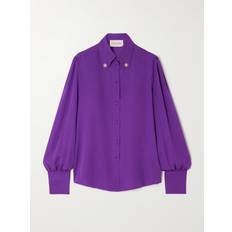 Valentino Garavani Silk Shirt - Purple