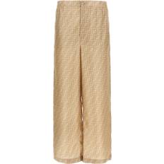 Fendi Silk Pantaloni - Beige