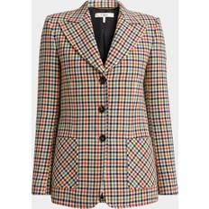 Jacketts Chloe Check Single-Breasted Jacket - Multicolor