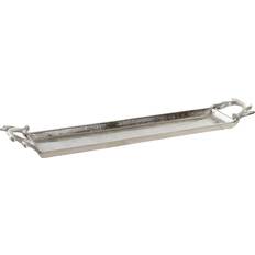 Aluminium Dekoration Home ESPRIT Silver Aluminium Mittenstycke 69 x 13 x 5 cm Dekoration