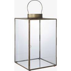 Brass Lanterns House Nordic Mohali Marron 24,5x24,5x42 cm Lantern
