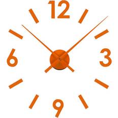 Naranja Relojes de pared Versa Polypropylene 62 cm Wall Clock