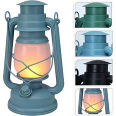 Aluminium Lanterns Lumineo 24.5 cm Blue Green Aluminium LED Lantern