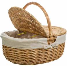 Alexandra House Living Naturlig Georgine Picnic Korb Kurv