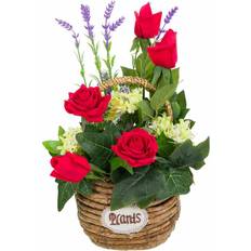 Alexandra House Living Multifarbede Dekorative Blomster 26 x 44 x 26 cm Kunstig plante