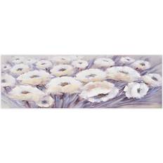 Multifärgade Väggdekor BigBuy Home Färgglad Abstrakt Målning 150 x 3 x 50 cm Väggdekor