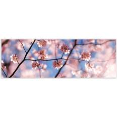 Rosa Väggdekor BigBuy Home Stort Mångfärgat Måleri 180 x 3 x 60 cm Väggdekor
