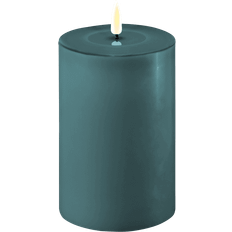 Deluxe Homeart Real Flame LED Bloklys Ø 10 x H 15 cm Stearinlys