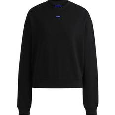 Dame Sweatere HUGO Delessa Sweatshirt - Sort