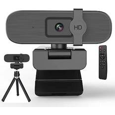 Webcams Nolansend 4k webcam for pc, auto-zoom,with remote control,privacy cover, white balance