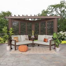 Backyard Discovery Garden & Outdoor Environment Backyard Discovery Traditional Pergola with Brown 8 x 8