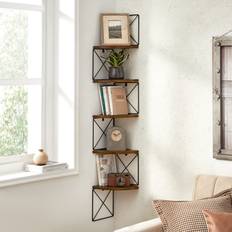 Möbel Temu Vasagle Corner Shelf 20 x 20 x 127.5 cm Bücherregal 127.5cm