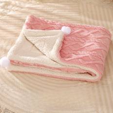 Pets Temu Thickened Pet Blanket Warm Soft Dogs
