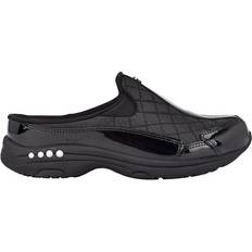 Silver Clogs Easy Spirit Traveltime12 Mule BlackSilver Patent