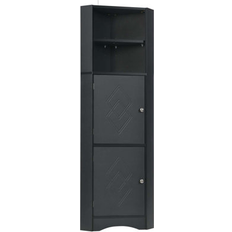 Winston Porter Tall Bathroom Corner Cabinet
