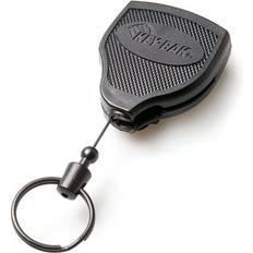 Key-Bak Retractable Polycarbonate Keychain - Black