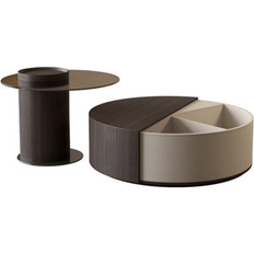 Hokku Designs Round Storage Coffee Tables Nesting Table