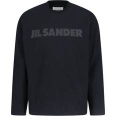 Jil Sander Black Cotton T-Shirt - Black