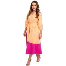 Orange - Robe midi Robes B.Young Kleider Isusu - Rosa