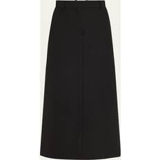 Low-rise Maxi Skirt - Black