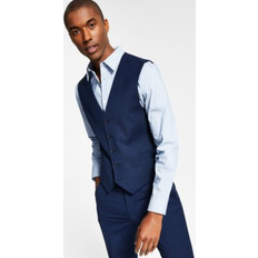 Tommy Hilfiger Men Suits Tommy Hilfiger Modern-Fit Wool Th-Flex Stretch Suit Vest - Blue Sharkskin