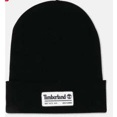 Timberland Unisex Accessories Timberland Long Patch Beanie - Black