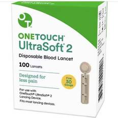 Best Lancets OneTouch Ship24hr-one touch ultrasoft 2 lancets 30g 1 box of 100 lancets-exp. 7-31-27-new White