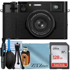 Compact Cameras Fujifilm JumboBuys, X100 VI Digital Camera (Black) with SanDisk 128GB Memory Card ZeeTech Accessory Bundle