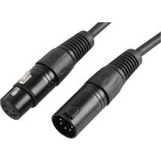 Pulse DMX Lead 5 Pin XLR Male to Female 5m 16.4ft
