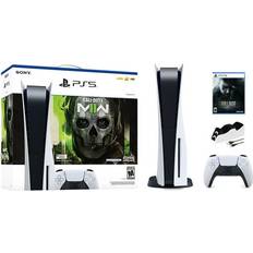 Game Consoles Sony Hyper-Tech (Record S/N) PlayStation 5 Disc Edition Call of Duty Modern Warfare II Bundle with Resident Evil 8 and Mytrix Controller Charger