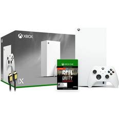 Game Consoles Microsoft Hyper-Tech (Record S/N) Xbox Series X 1TB All-Digital Robot White Console and Wireless Controller Bundle with Call of Duty: Vanguard Full Game and Mytrix High Speed HDMI