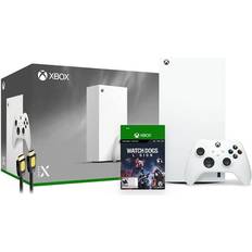 Game Consoles Microsoft Hyper-Tech (Record S/N) Xbox Series X 1TB All-Digital Robot White Console and Wireless Controller Bundle with Watch Dogs: Legion Full Game and Mytrix High Speed HDMI