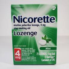 Nicotine Lozenge Stop Smoking 4mg Mint Set of 72