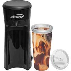 Coffee Brewers Brentwood Single-Serve Iced Coffee Tea Maker KT-2121BK